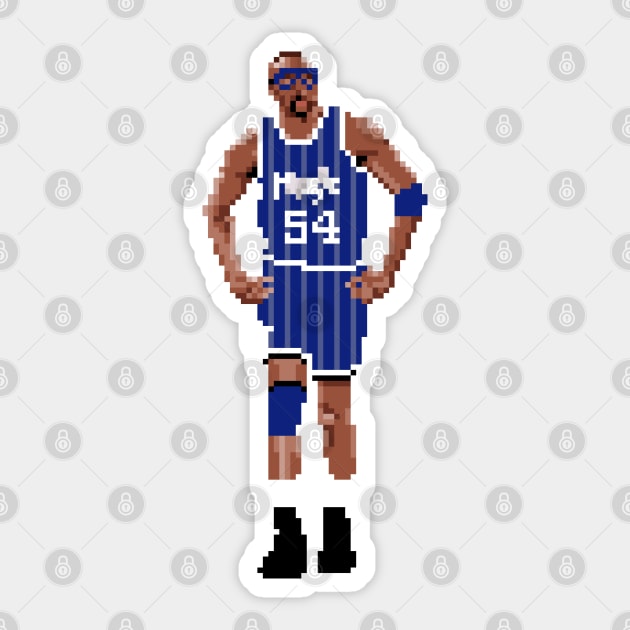 Horace Grant Pixel Walk Sticker by qiangdade